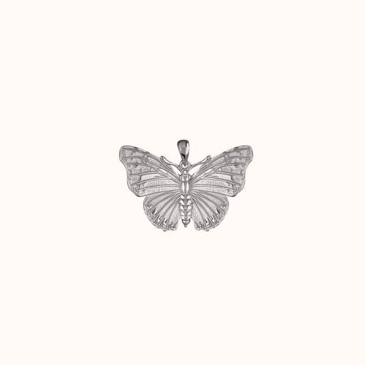 Sterling Silver Butterfly Charm (Large)
