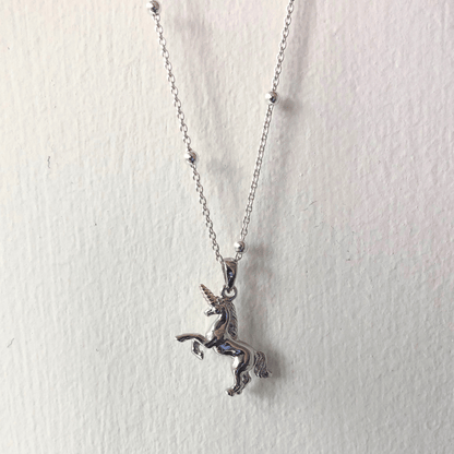 Silver Unicorn Pendant