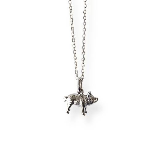 lucky pig charm pendant - gold luck charms 
