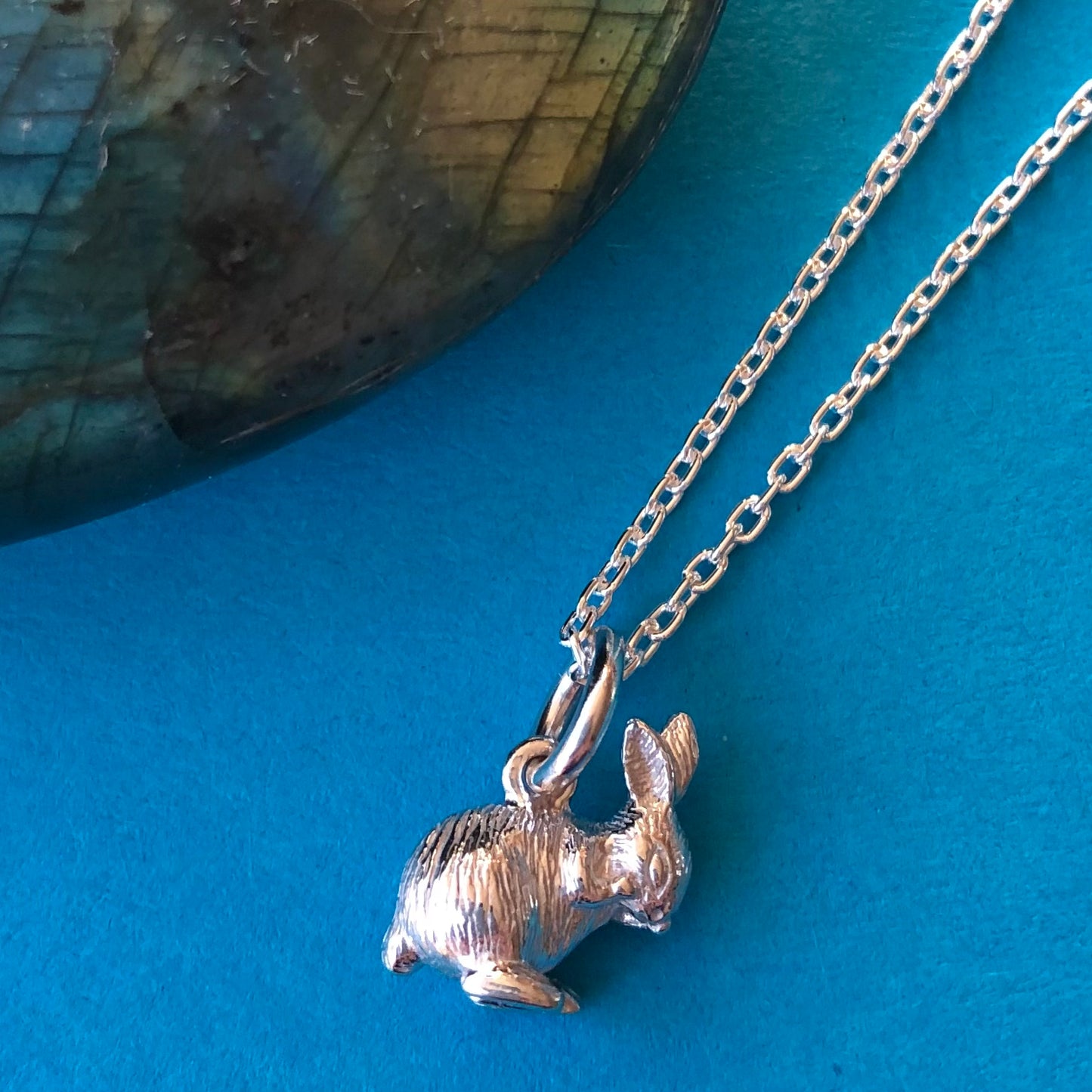 Silver Bunny Rabbit Pendant