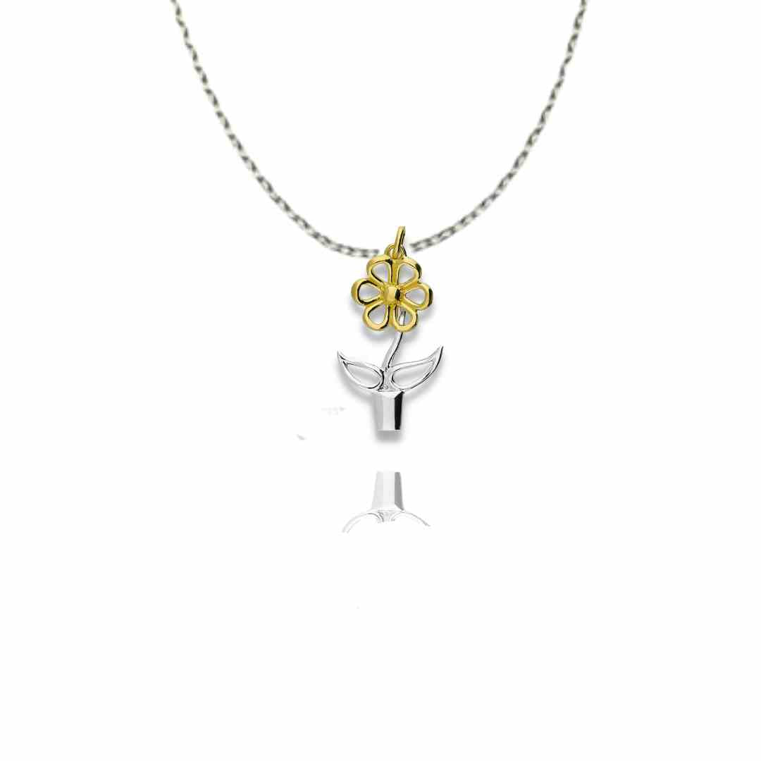 brighten your day with this silver sunflower pendant - unusual jewellery gifts for her
